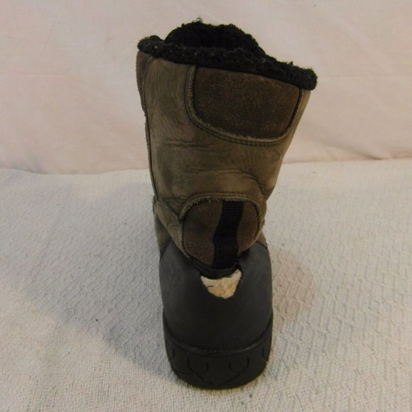 sz12 MEN\'S KHOMBU WINTER WALKER BROWN LEATHER LACE UP RIGHT BOOT ONLY NM 33222 main image 6